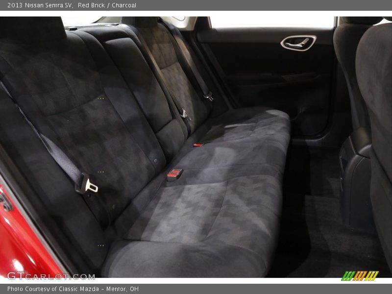 Red Brick / Charcoal 2013 Nissan Sentra SV
