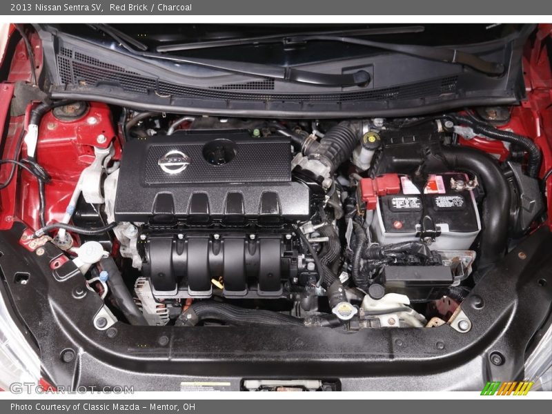 Red Brick / Charcoal 2013 Nissan Sentra SV