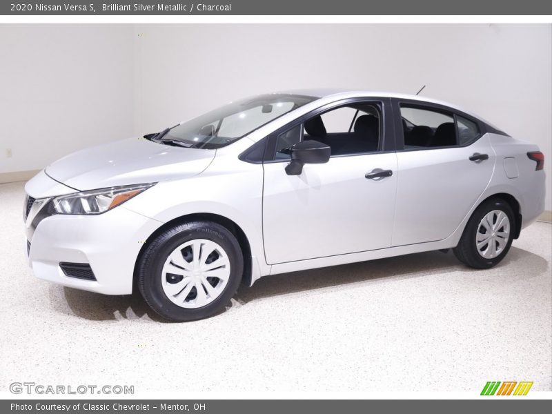 Brilliant Silver Metallic / Charcoal 2020 Nissan Versa S