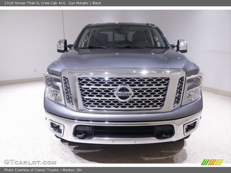 Gun Metallic / Black 2018 Nissan Titan SL Crew Cab 4x4