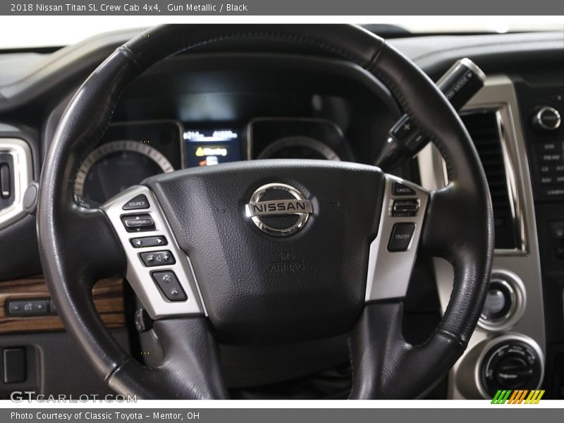 Gun Metallic / Black 2018 Nissan Titan SL Crew Cab 4x4