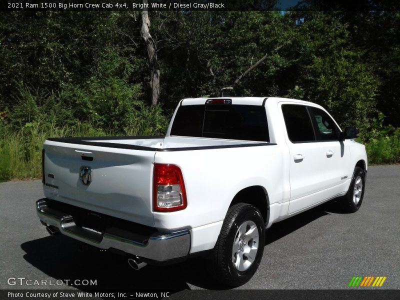 Bright White / Diesel Gray/Black 2021 Ram 1500 Big Horn Crew Cab 4x4