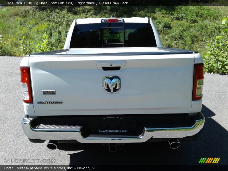 Bright White / Diesel Gray/Black 2021 Ram 1500 Big Horn Crew Cab 4x4