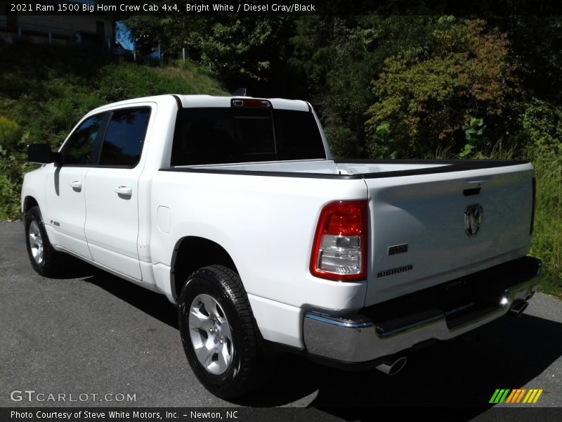 Bright White / Diesel Gray/Black 2021 Ram 1500 Big Horn Crew Cab 4x4