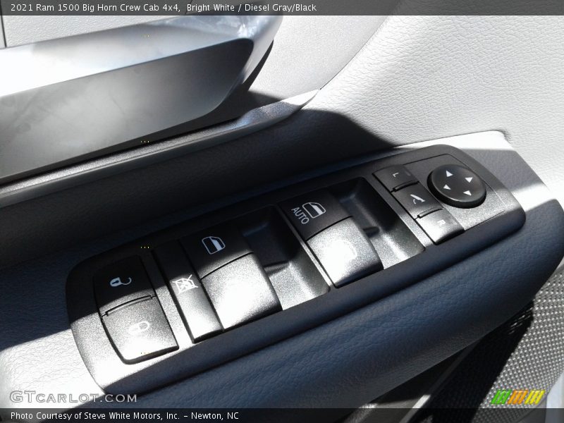 Bright White / Diesel Gray/Black 2021 Ram 1500 Big Horn Crew Cab 4x4