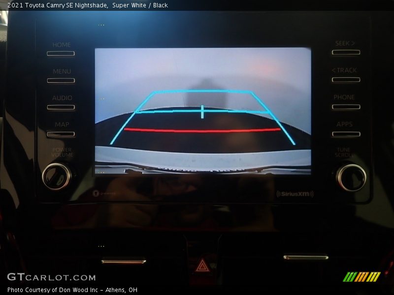 Super White / Black 2021 Toyota Camry SE Nightshade