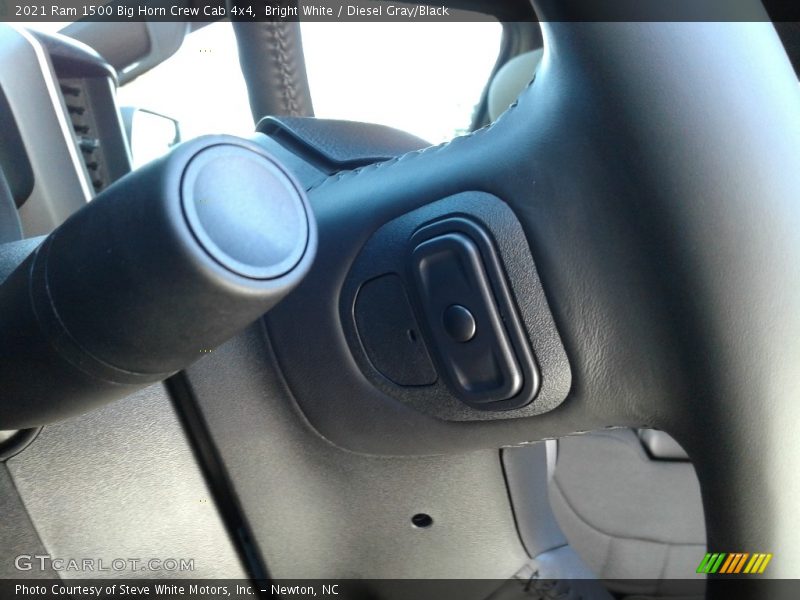 Bright White / Diesel Gray/Black 2021 Ram 1500 Big Horn Crew Cab 4x4