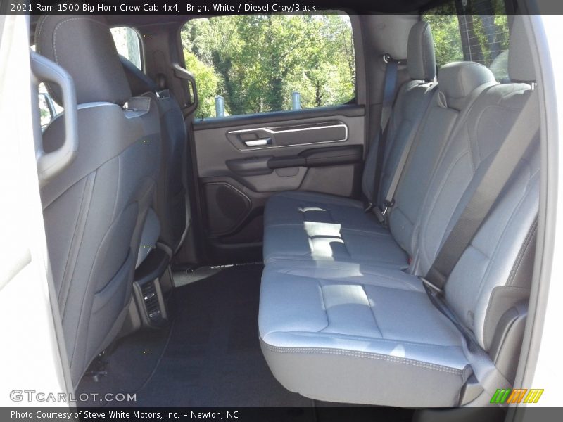 Bright White / Diesel Gray/Black 2021 Ram 1500 Big Horn Crew Cab 4x4