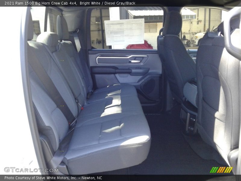 Bright White / Diesel Gray/Black 2021 Ram 1500 Big Horn Crew Cab 4x4