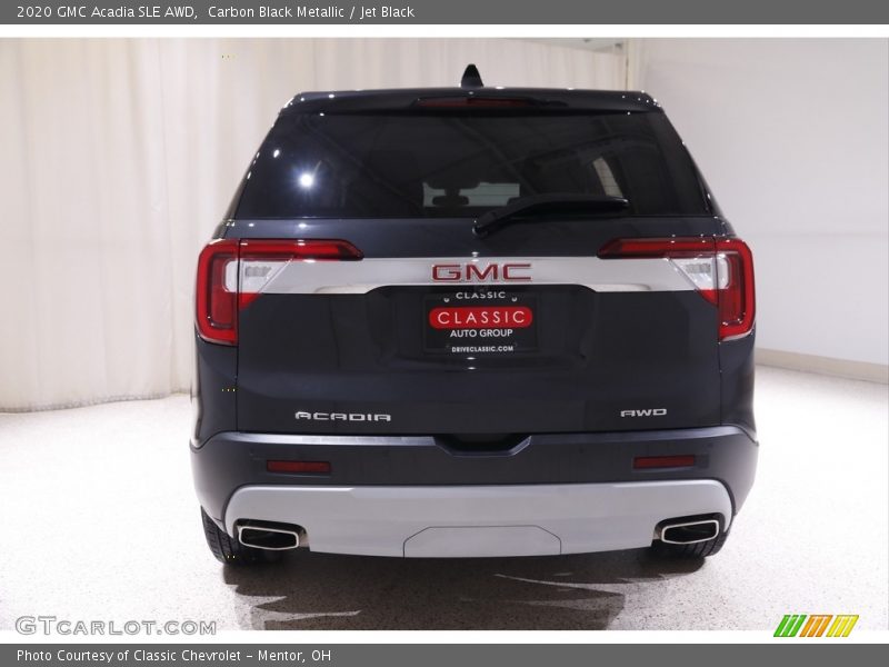 Carbon Black Metallic / Jet Black 2020 GMC Acadia SLE AWD