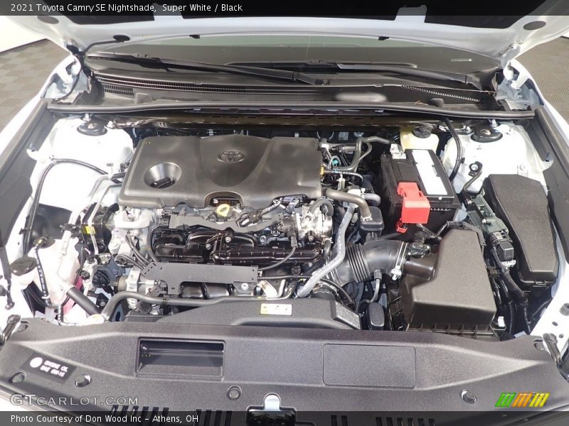 Super White / Black 2021 Toyota Camry SE Nightshade