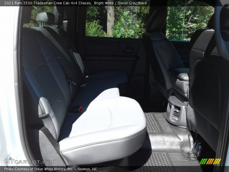 Bright White / Diesel Gray/Black 2021 Ram 3500 Tradesman Crew Cab 4x4 Chassis