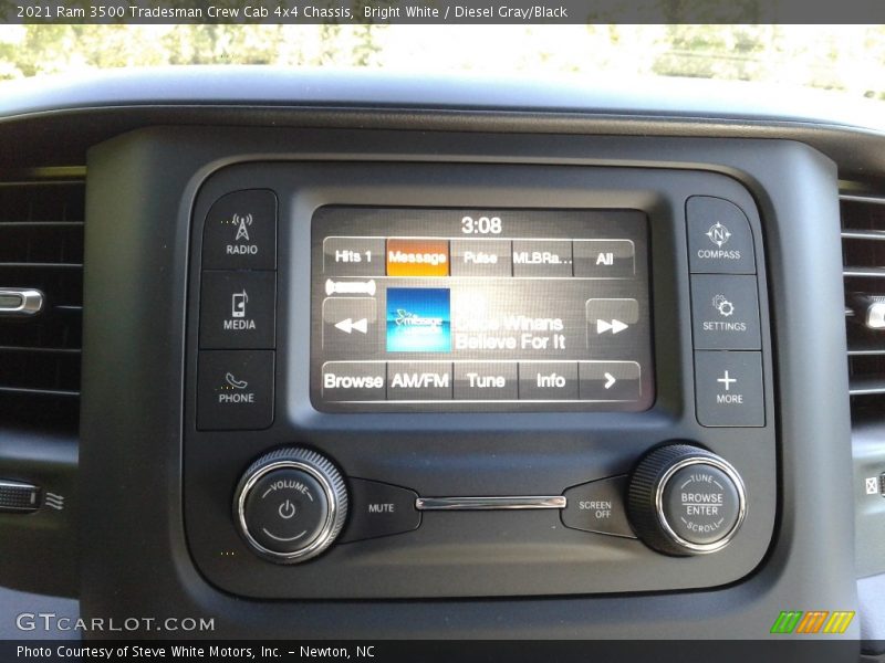 Bright White / Diesel Gray/Black 2021 Ram 3500 Tradesman Crew Cab 4x4 Chassis