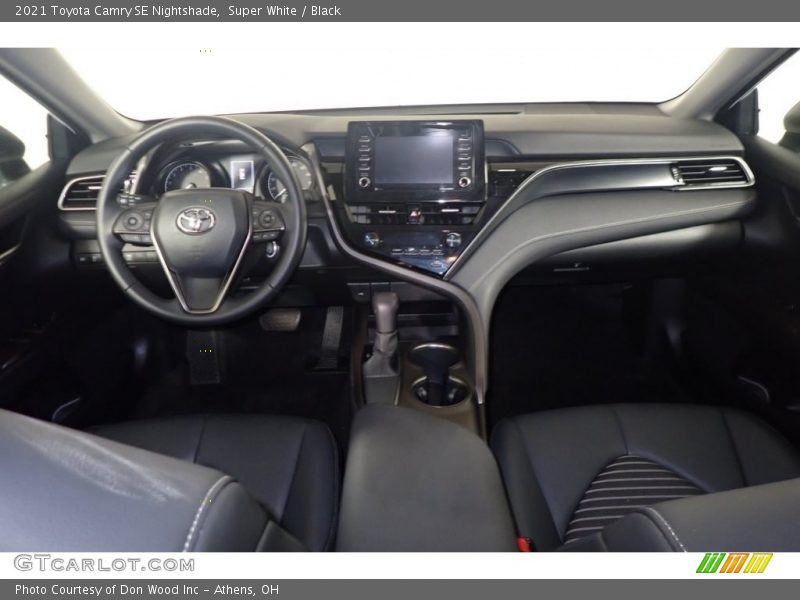 Super White / Black 2021 Toyota Camry SE Nightshade