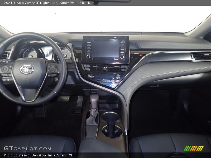 Super White / Black 2021 Toyota Camry SE Nightshade