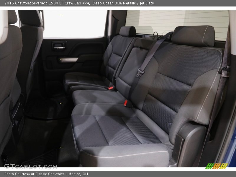 Deep Ocean Blue Metallic / Jet Black 2016 Chevrolet Silverado 1500 LT Crew Cab 4x4