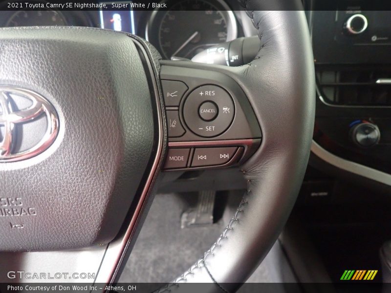 Super White / Black 2021 Toyota Camry SE Nightshade
