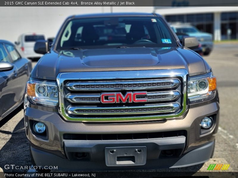 Bronze Alloy Metallic / Jet Black 2015 GMC Canyon SLE Extended Cab 4x4