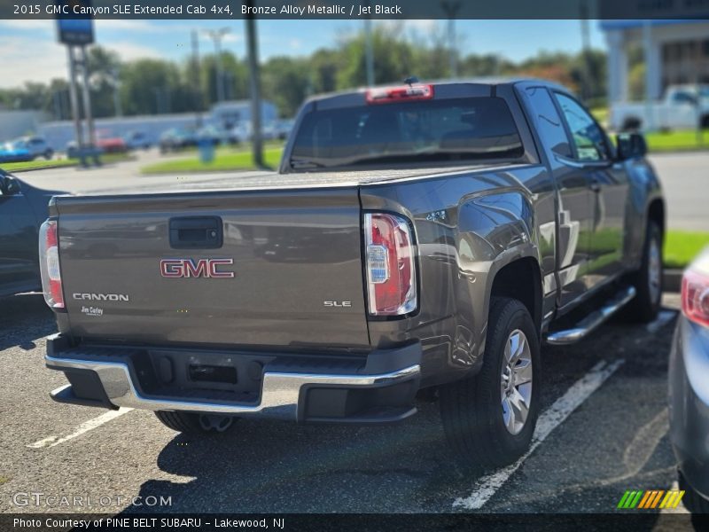 Bronze Alloy Metallic / Jet Black 2015 GMC Canyon SLE Extended Cab 4x4