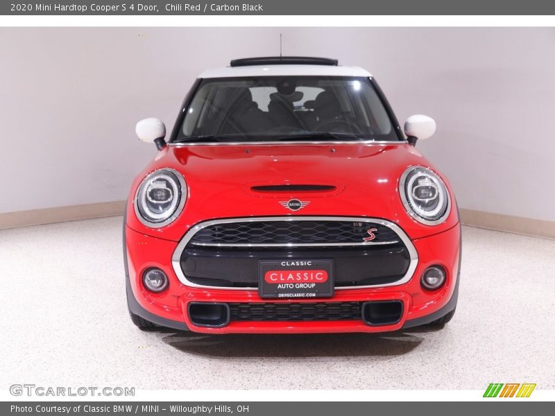 Chili Red / Carbon Black 2020 Mini Hardtop Cooper S 4 Door