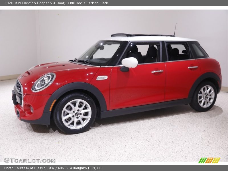Chili Red / Carbon Black 2020 Mini Hardtop Cooper S 4 Door