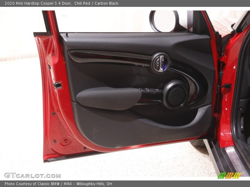 Chili Red / Carbon Black 2020 Mini Hardtop Cooper S 4 Door