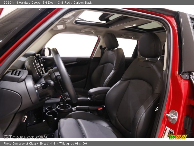 Chili Red / Carbon Black 2020 Mini Hardtop Cooper S 4 Door