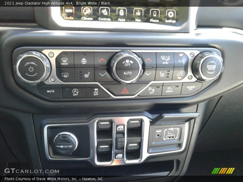 Bright White / Black 2021 Jeep Gladiator High Altitude 4x4