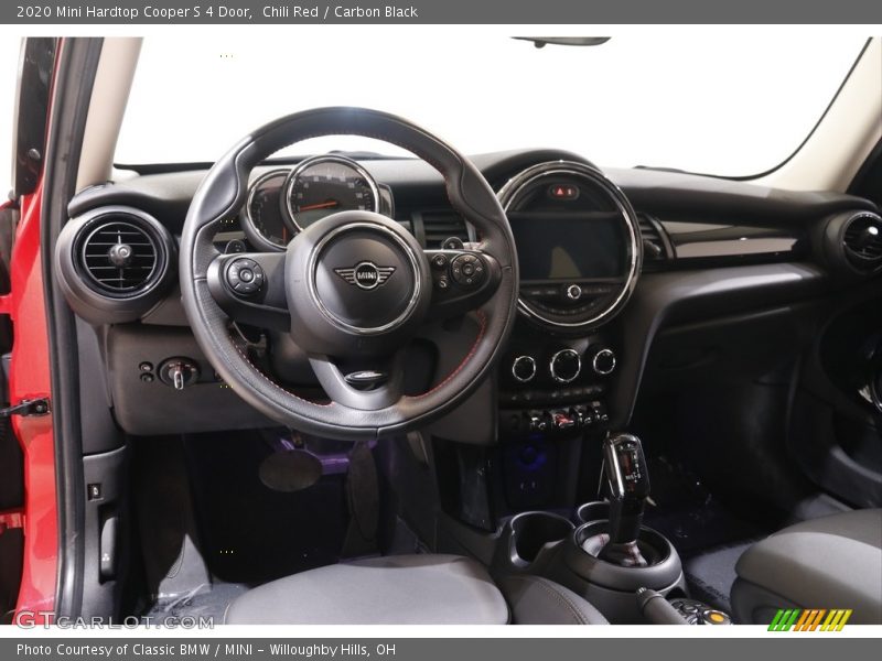Chili Red / Carbon Black 2020 Mini Hardtop Cooper S 4 Door
