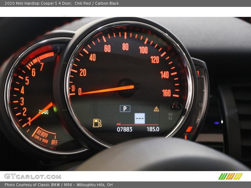 Chili Red / Carbon Black 2020 Mini Hardtop Cooper S 4 Door