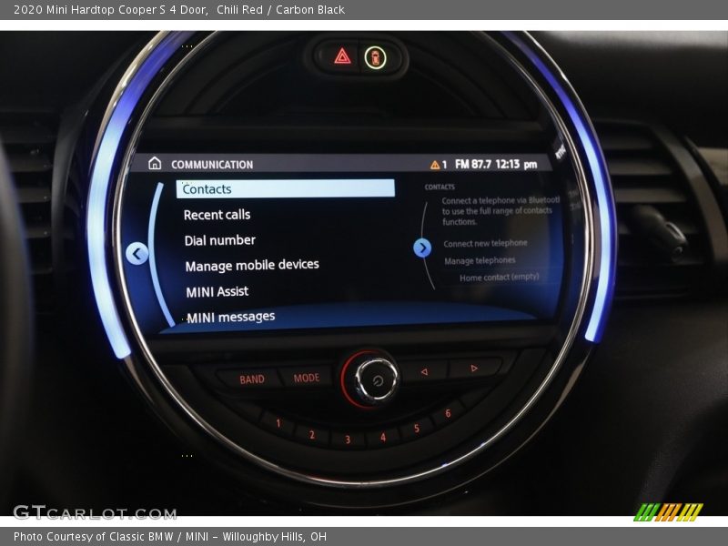 Chili Red / Carbon Black 2020 Mini Hardtop Cooper S 4 Door