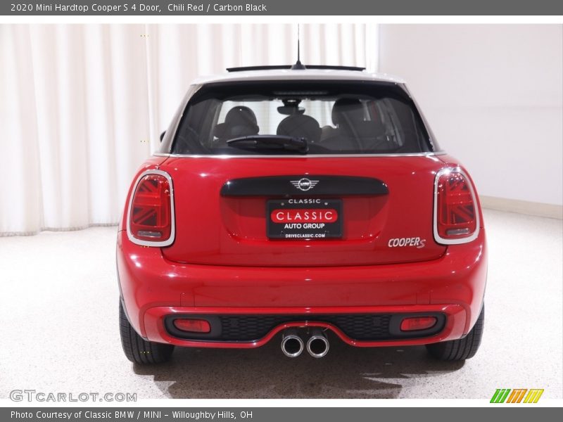 Chili Red / Carbon Black 2020 Mini Hardtop Cooper S 4 Door