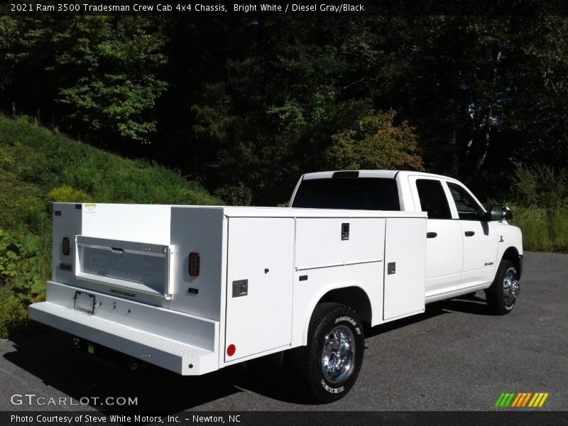 Bright White / Diesel Gray/Black 2021 Ram 3500 Tradesman Crew Cab 4x4 Chassis