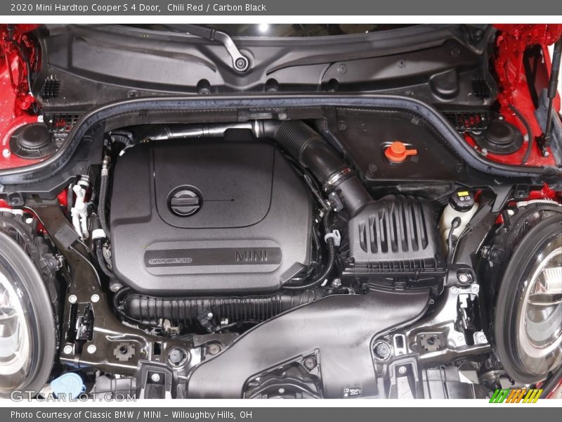 Chili Red / Carbon Black 2020 Mini Hardtop Cooper S 4 Door