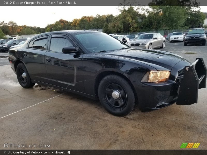 Pitch Black / Black 2012 Dodge Charger Police