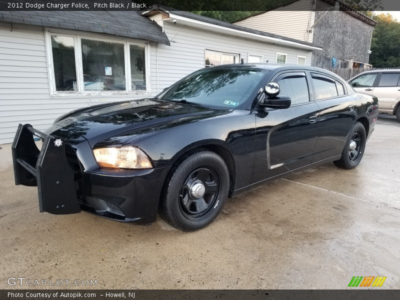 Front 3/4 View of 2012 Charger Police