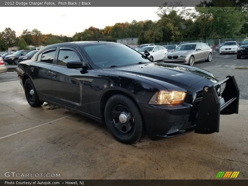 Pitch Black / Black 2012 Dodge Charger Police