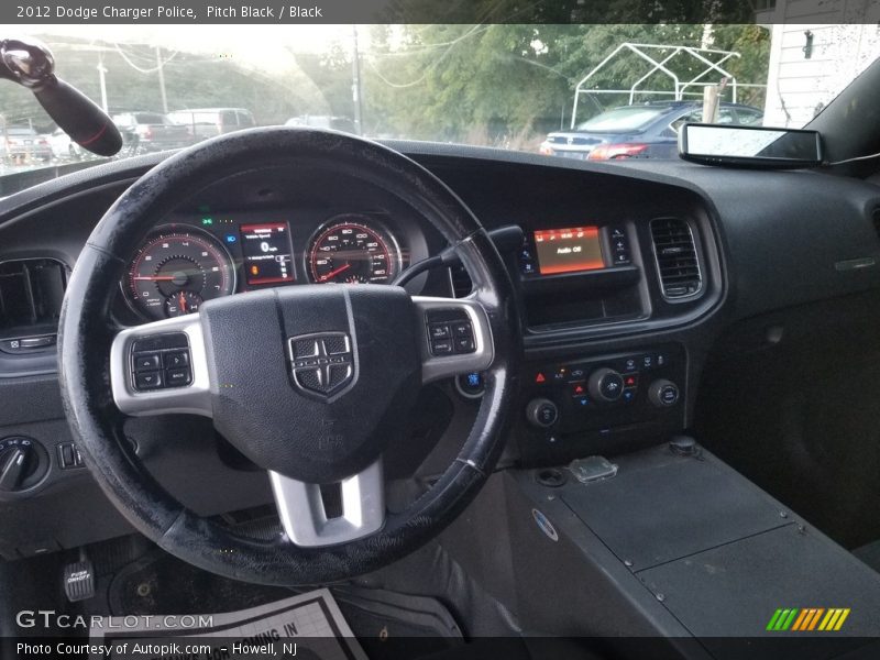 Pitch Black / Black 2012 Dodge Charger Police