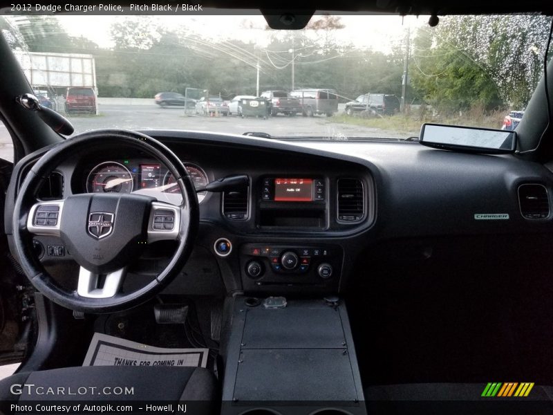 Pitch Black / Black 2012 Dodge Charger Police
