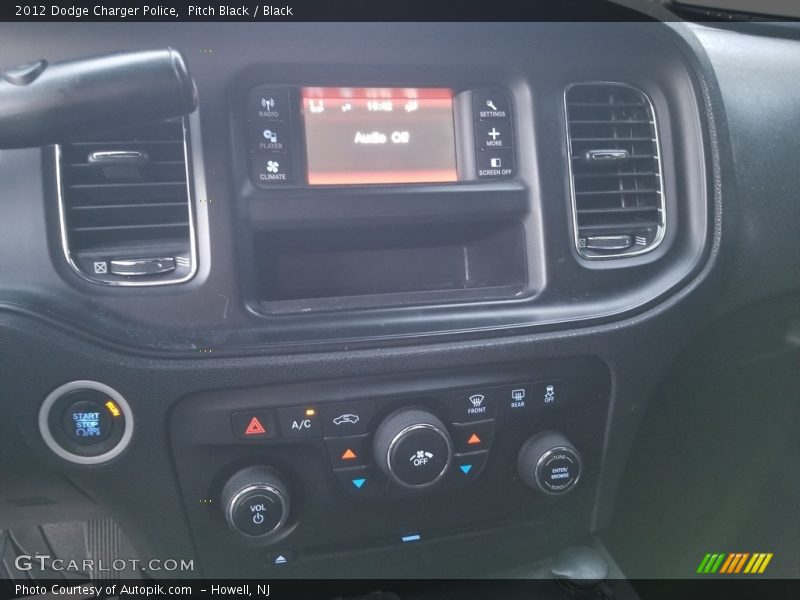 Pitch Black / Black 2012 Dodge Charger Police