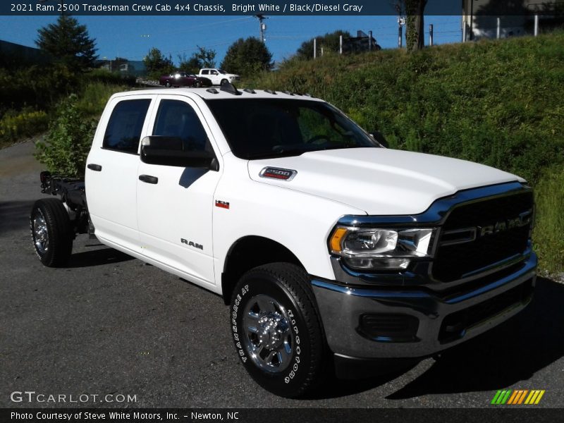 Bright White / Black/Diesel Gray 2021 Ram 2500 Tradesman Crew Cab 4x4 Chassis