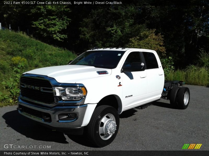 Bright White / Diesel Gray/Black 2021 Ram 4500 SLT Crew Cab 4x4 Chassis