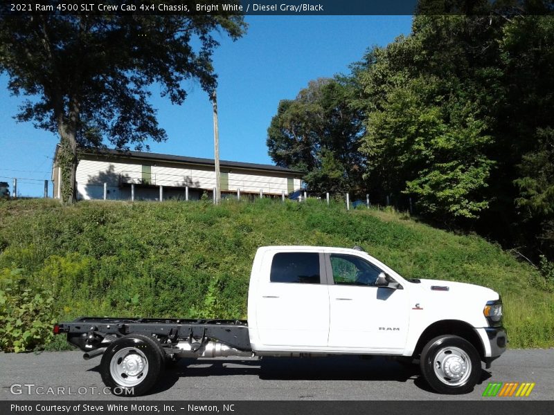 Bright White / Diesel Gray/Black 2021 Ram 4500 SLT Crew Cab 4x4 Chassis