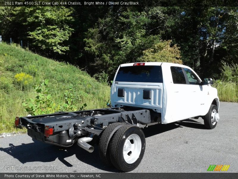 Bright White / Diesel Gray/Black 2021 Ram 4500 SLT Crew Cab 4x4 Chassis