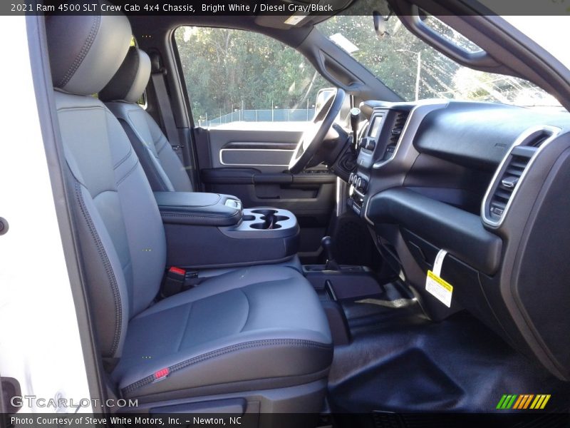 Bright White / Diesel Gray/Black 2021 Ram 4500 SLT Crew Cab 4x4 Chassis
