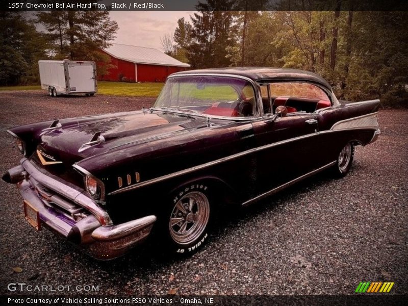 Black / Red/Black 1957 Chevrolet Bel Air Hard Top