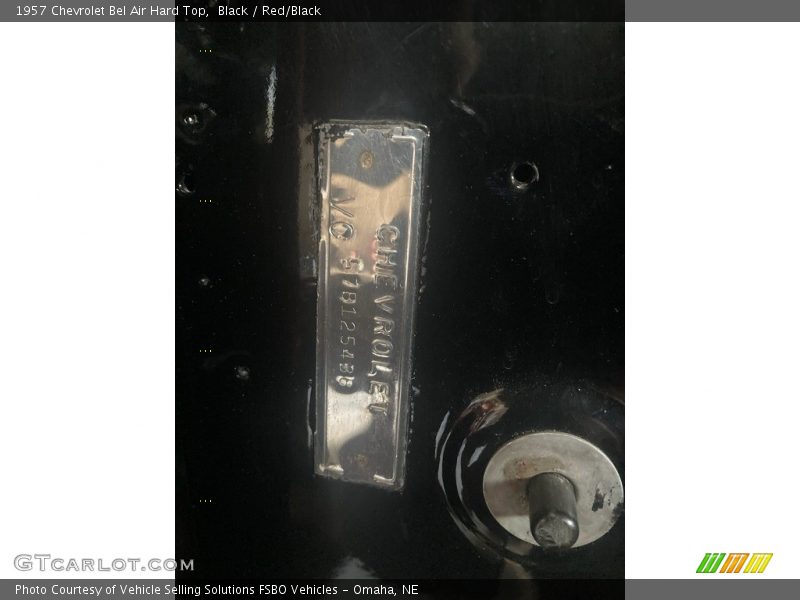 Black / Red/Black 1957 Chevrolet Bel Air Hard Top