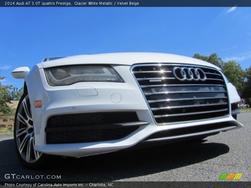 Glacier White Metallic / Velvet Beige 2014 Audi A7 3.0T quattro Prestige