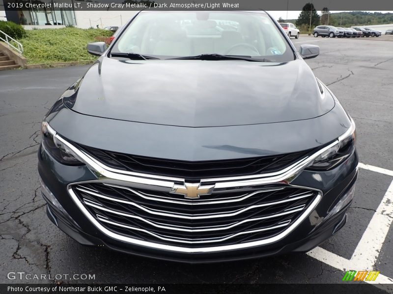 Shadow Gray Metallic / Dark Atmosphere/Light Wheat 2019 Chevrolet Malibu LT