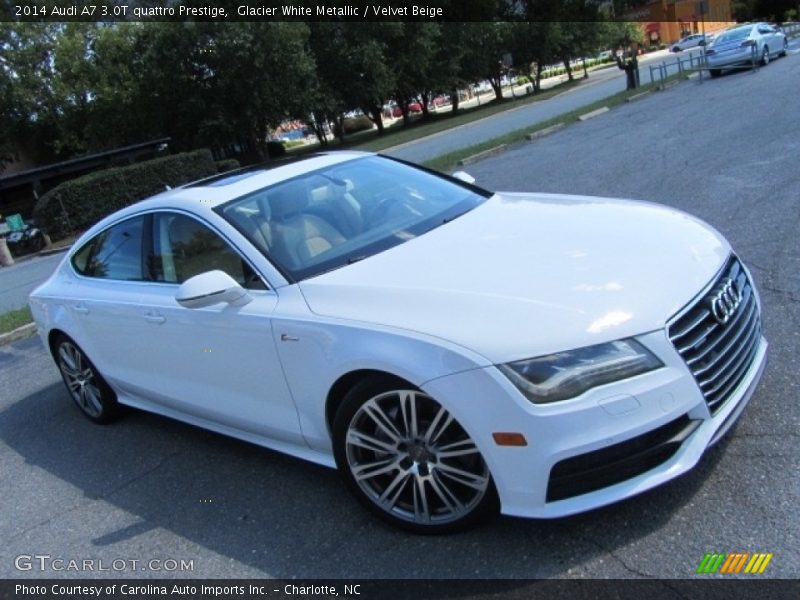 Glacier White Metallic / Velvet Beige 2014 Audi A7 3.0T quattro Prestige